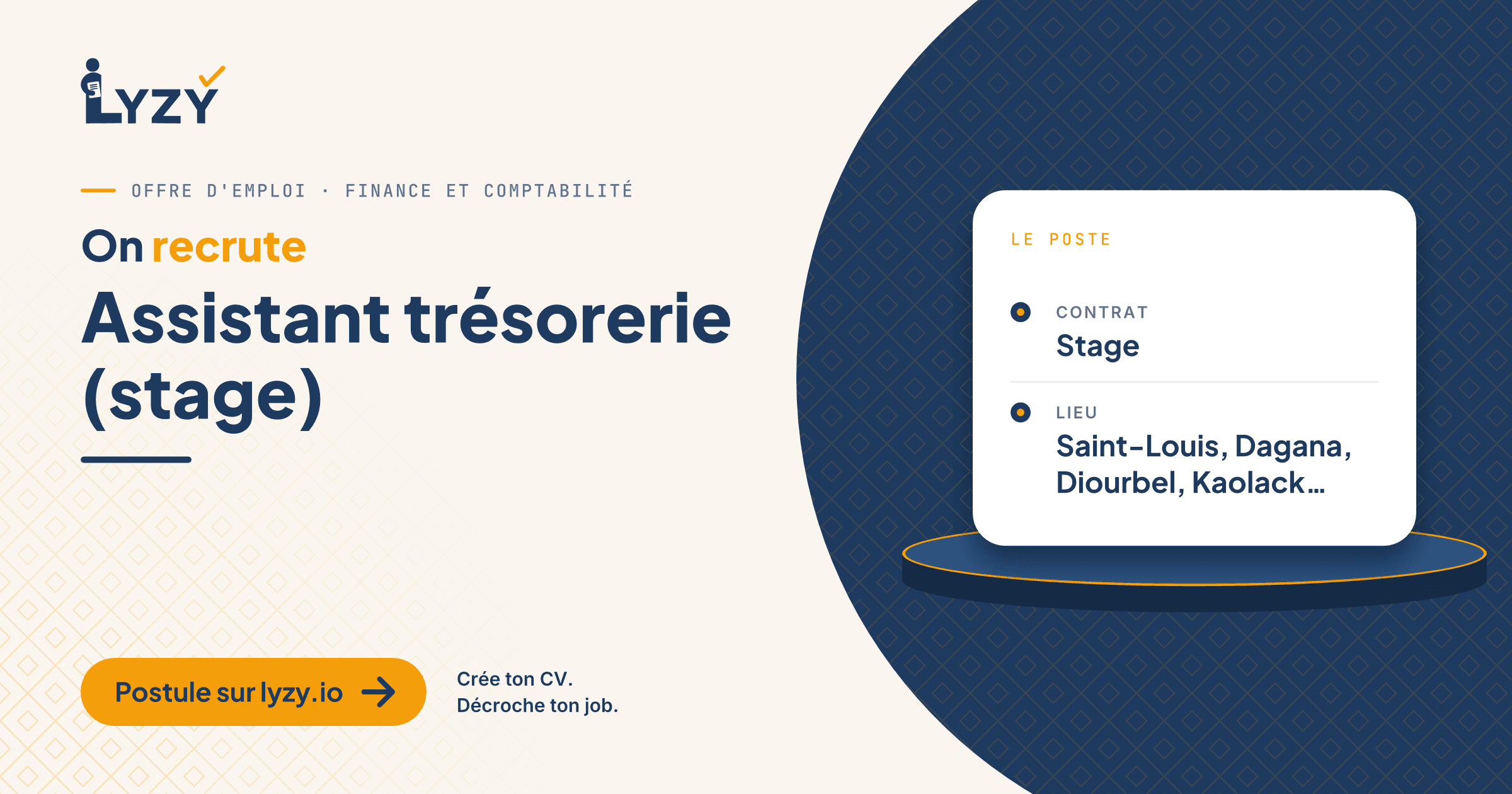 Assistant trésorerie (stage)