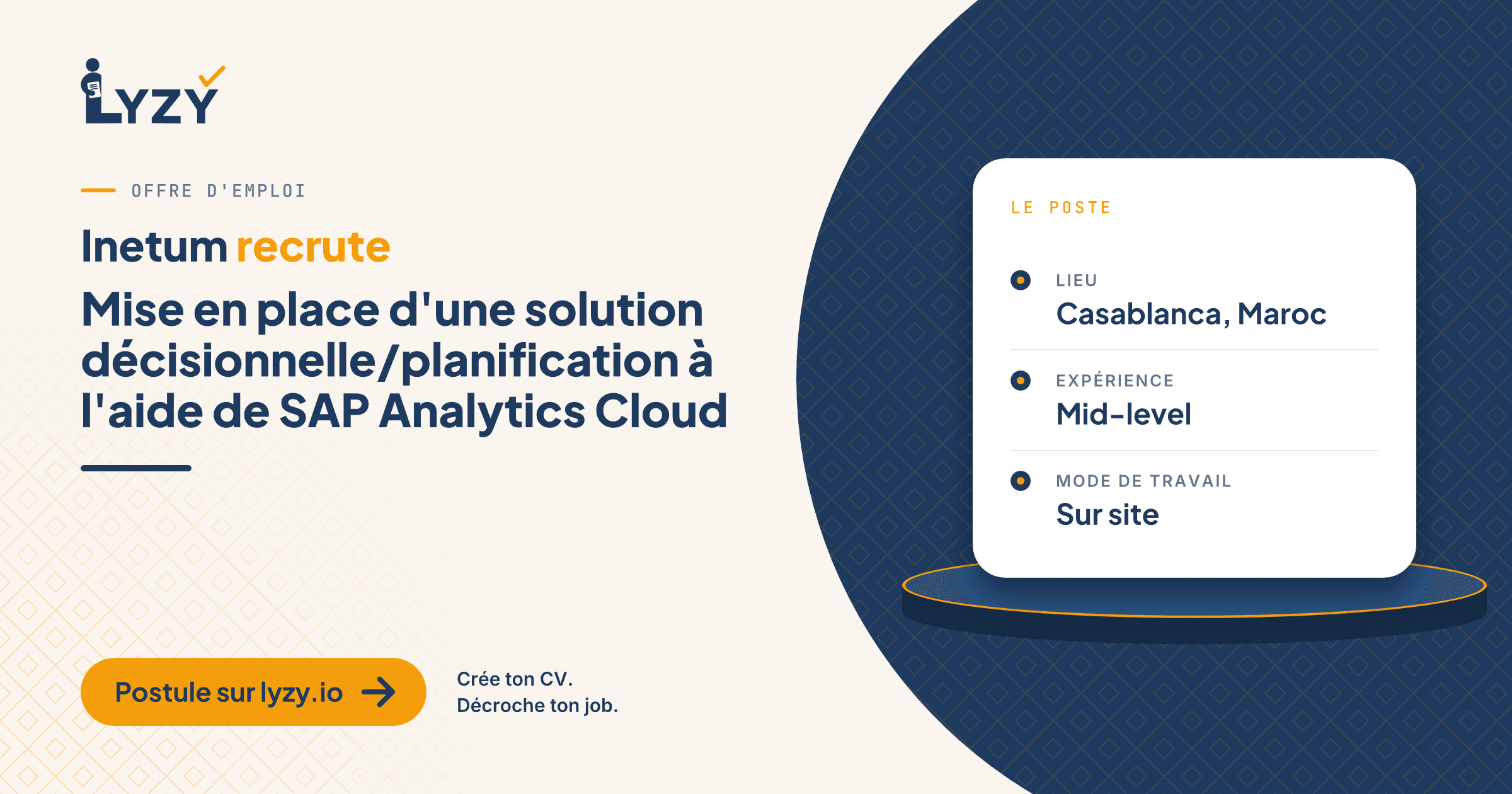 Mise en place d'une solution décisionnelle/planification à l'aide de SAP Analytics Cloud