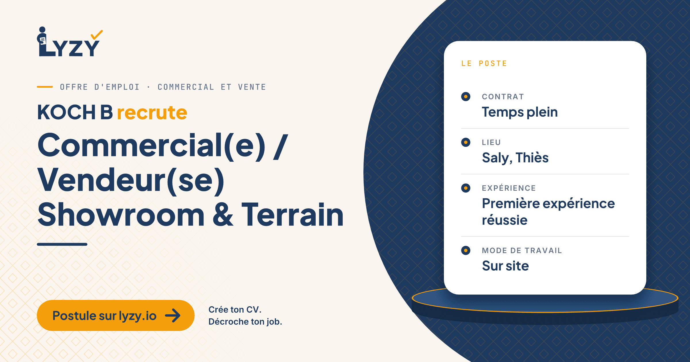 Commercial(e) / Vendeur(se) Showroom & Terrain