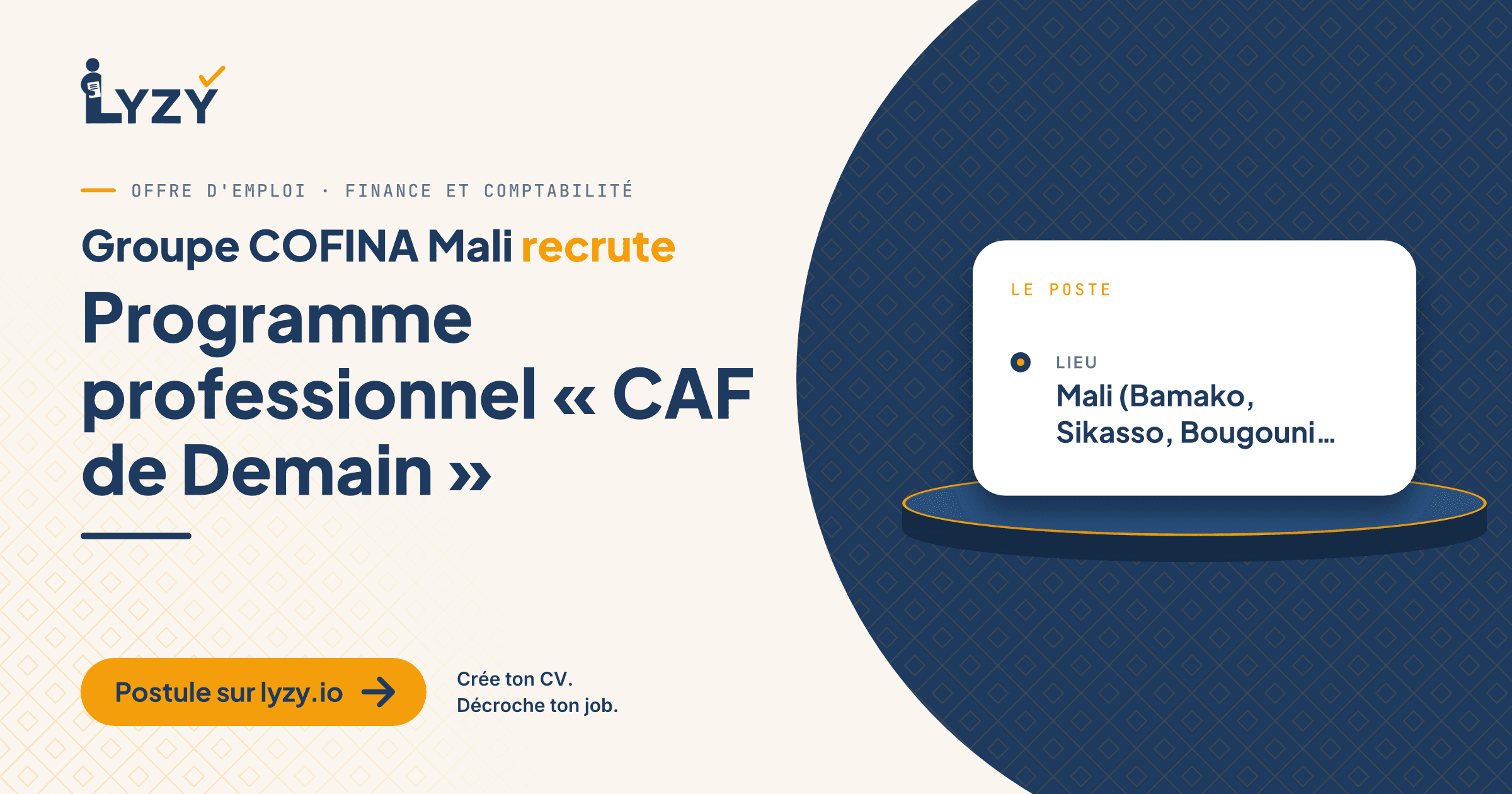 Programme professionnel « CAF de Demain »