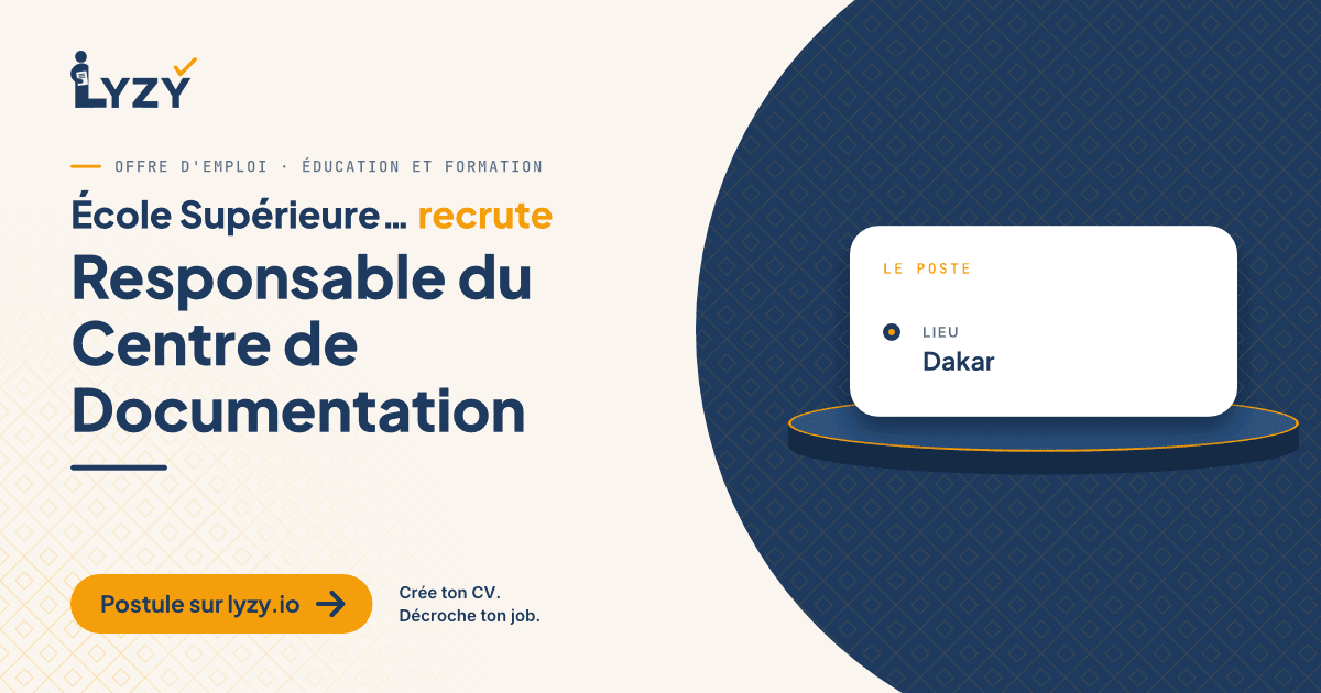 Responsable du Centre de Documentation