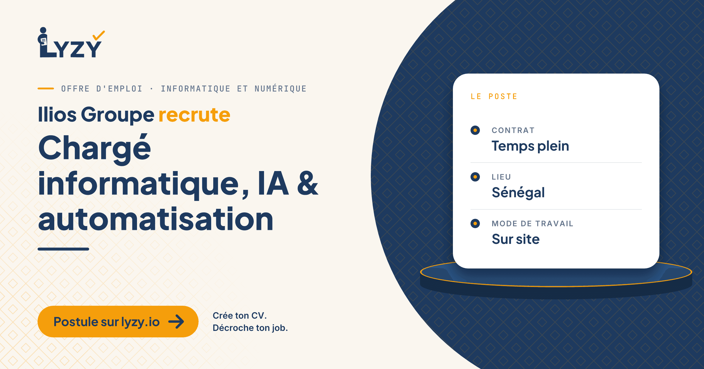 Chargé informatique, IA & automatisation