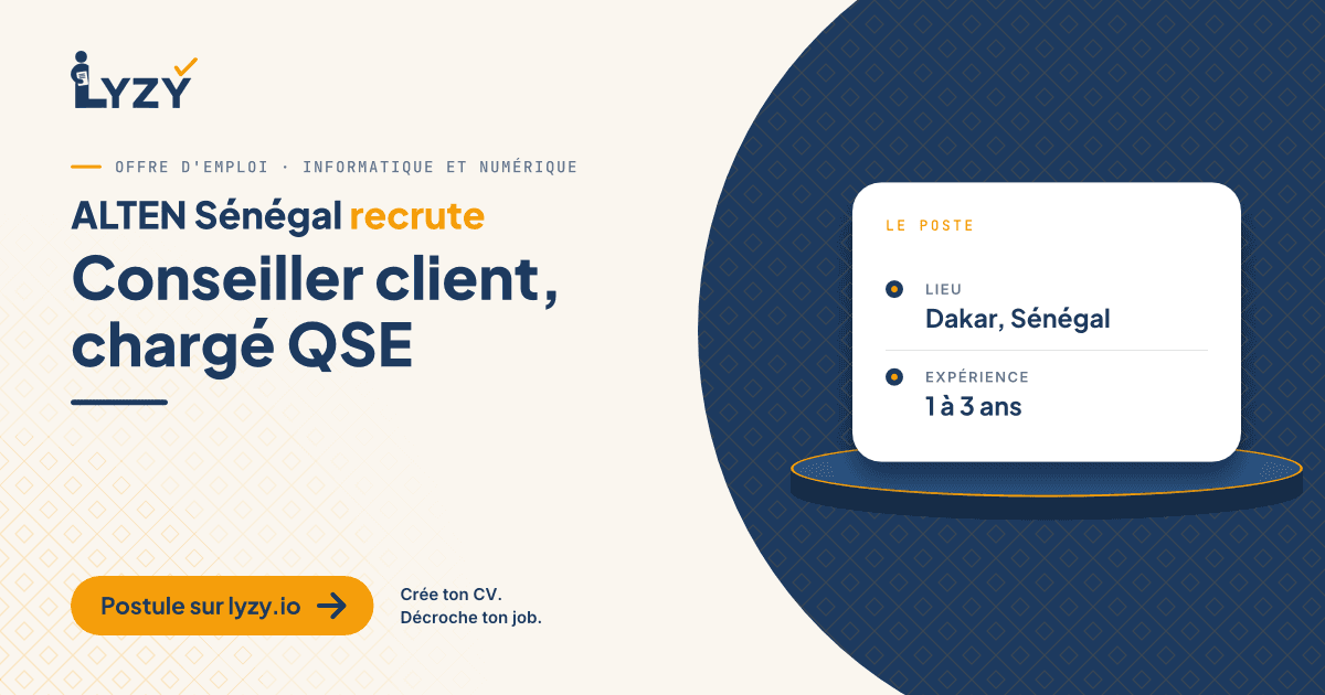 Conseiller client, chargé QSE