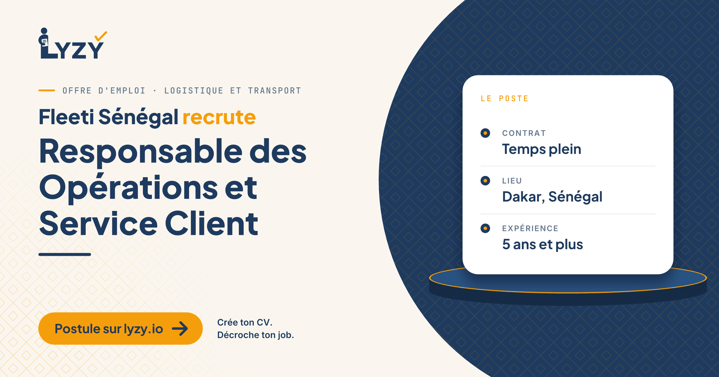 Responsable des Opérations et Service Client