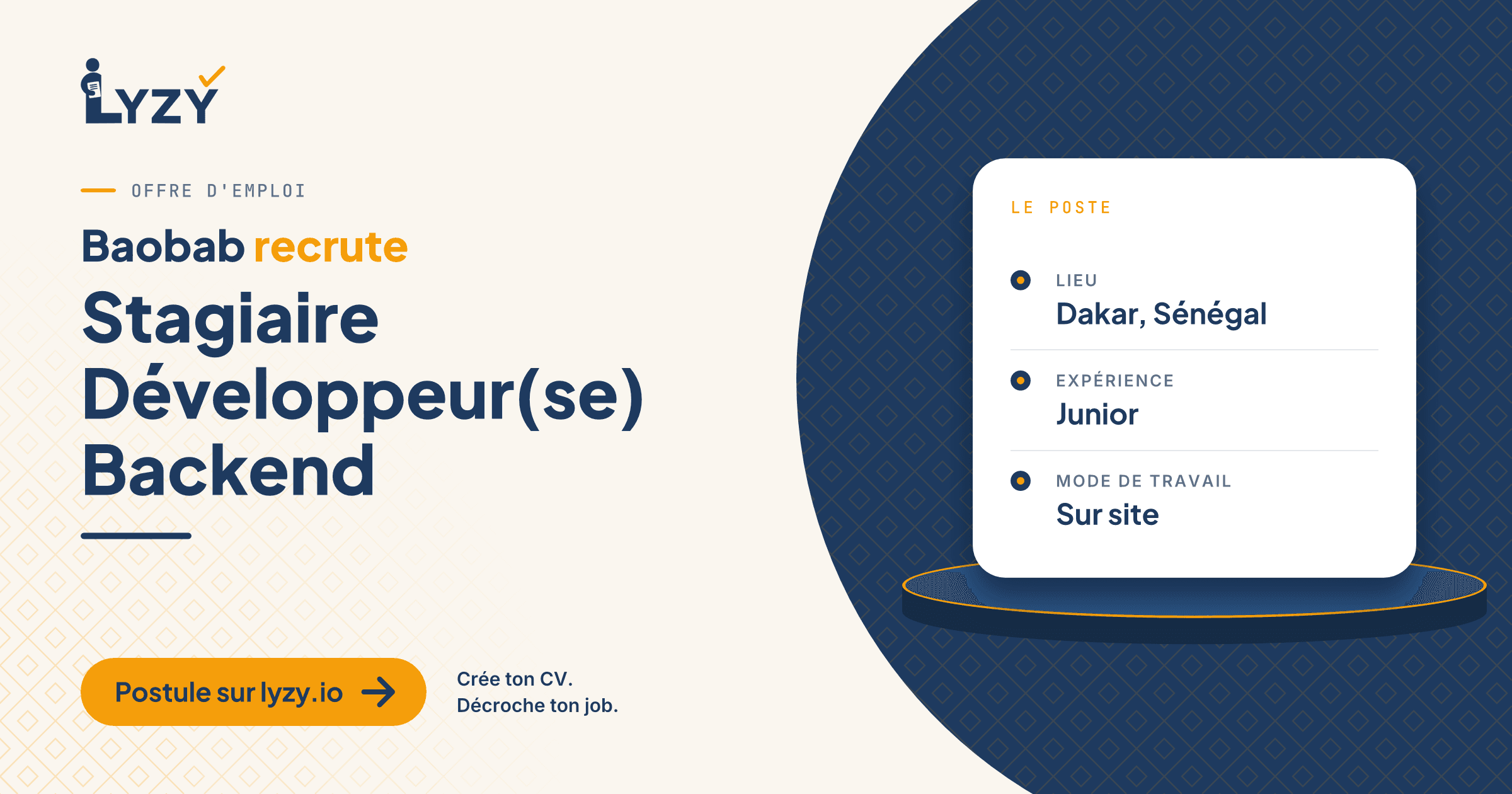 Stagiaire Développeur(se) Backend