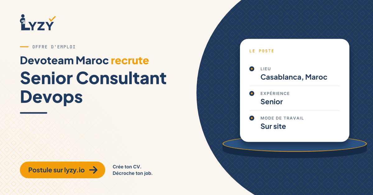 Senior Consultant Devops