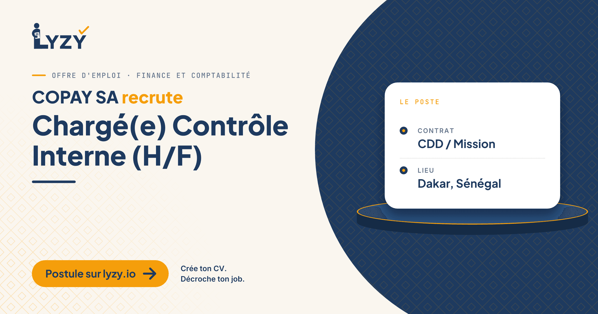 Chargé(e) Contrôle Interne (H/F)