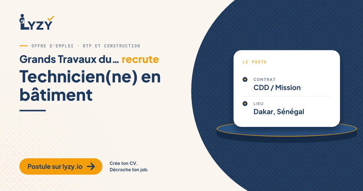 Technicien(ne) en bâtiment