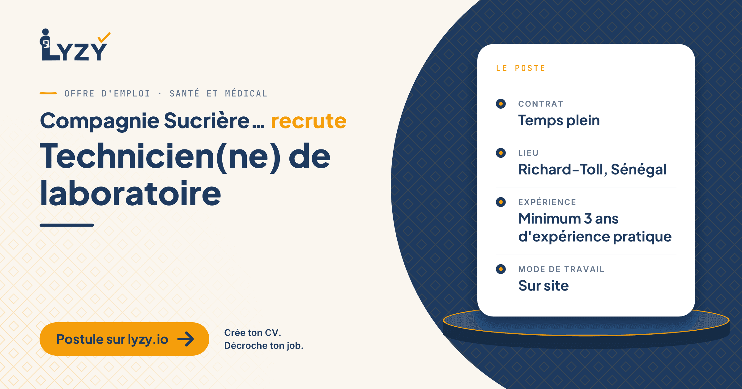 Technicien(ne) de laboratoire