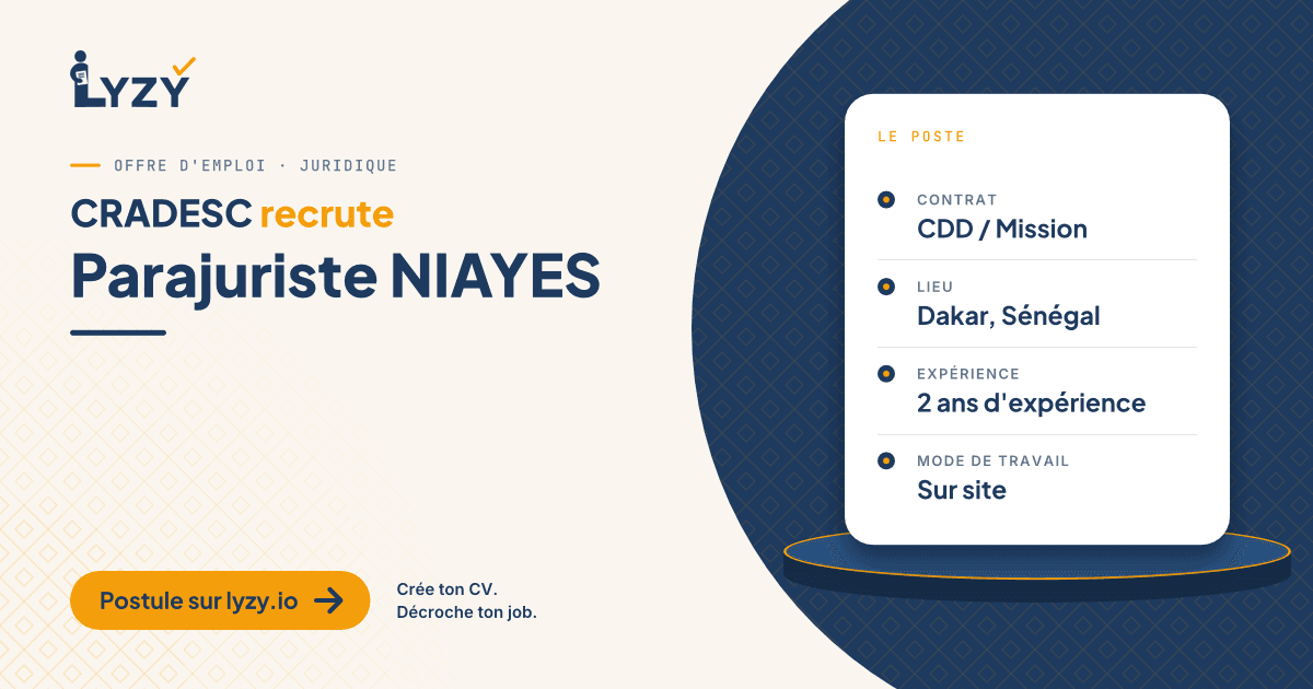 Parajuriste NIAYES