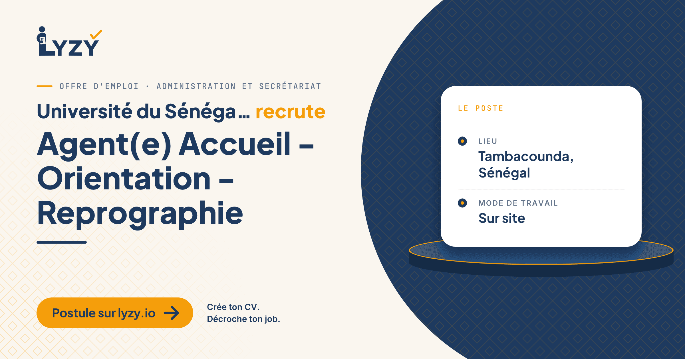 Agent(e) Accueil - Orientation - Reprographie