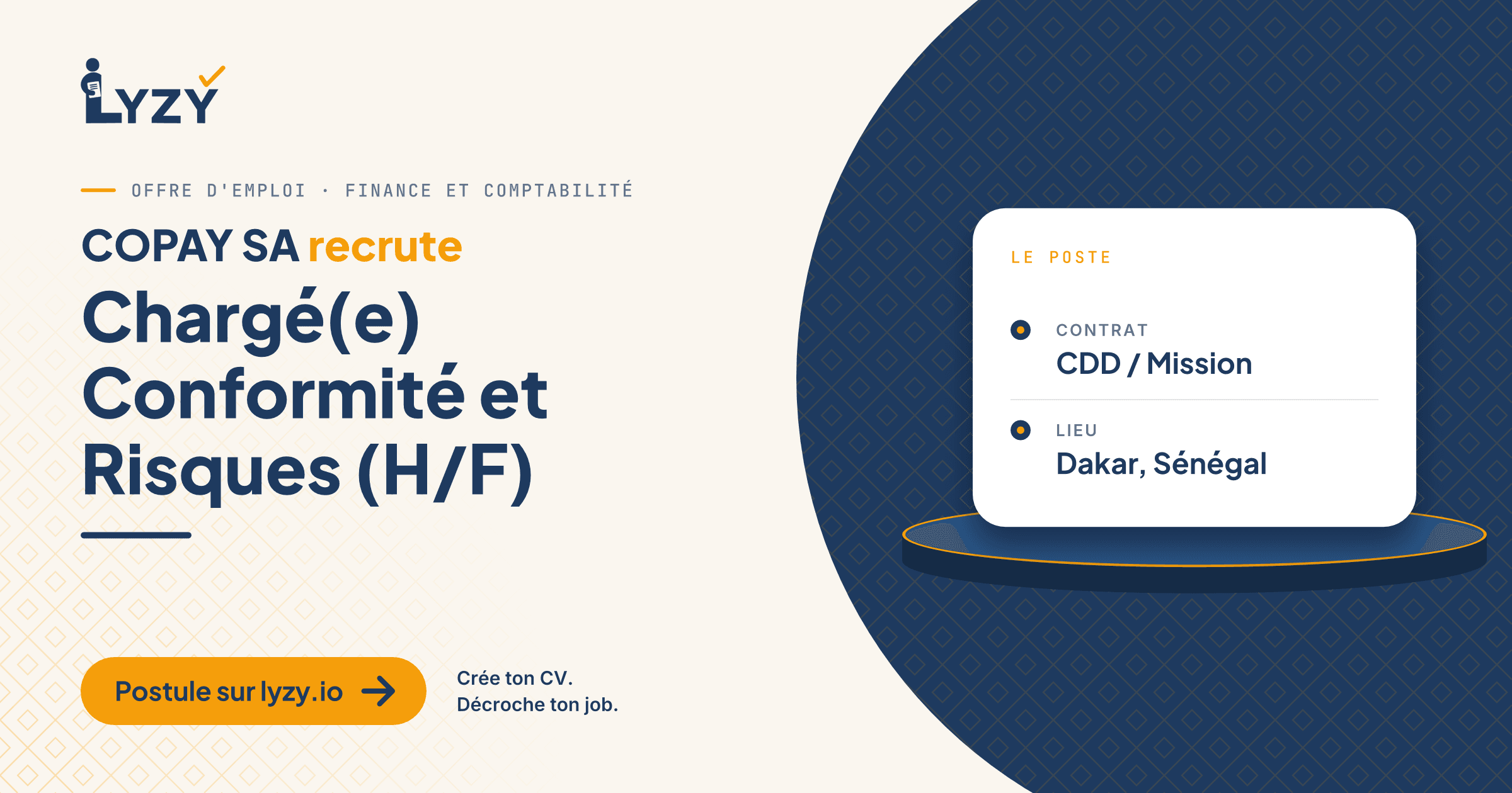 Chargé(e) Conformité et Risques (H/F)