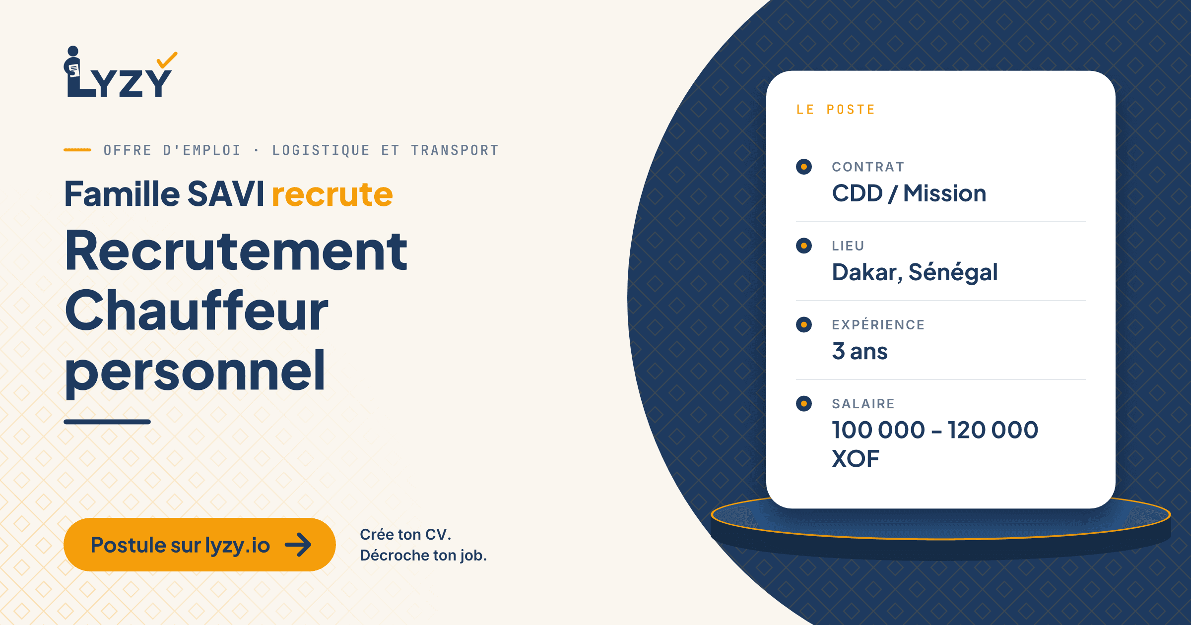 Recrutement Chauffeur personnel