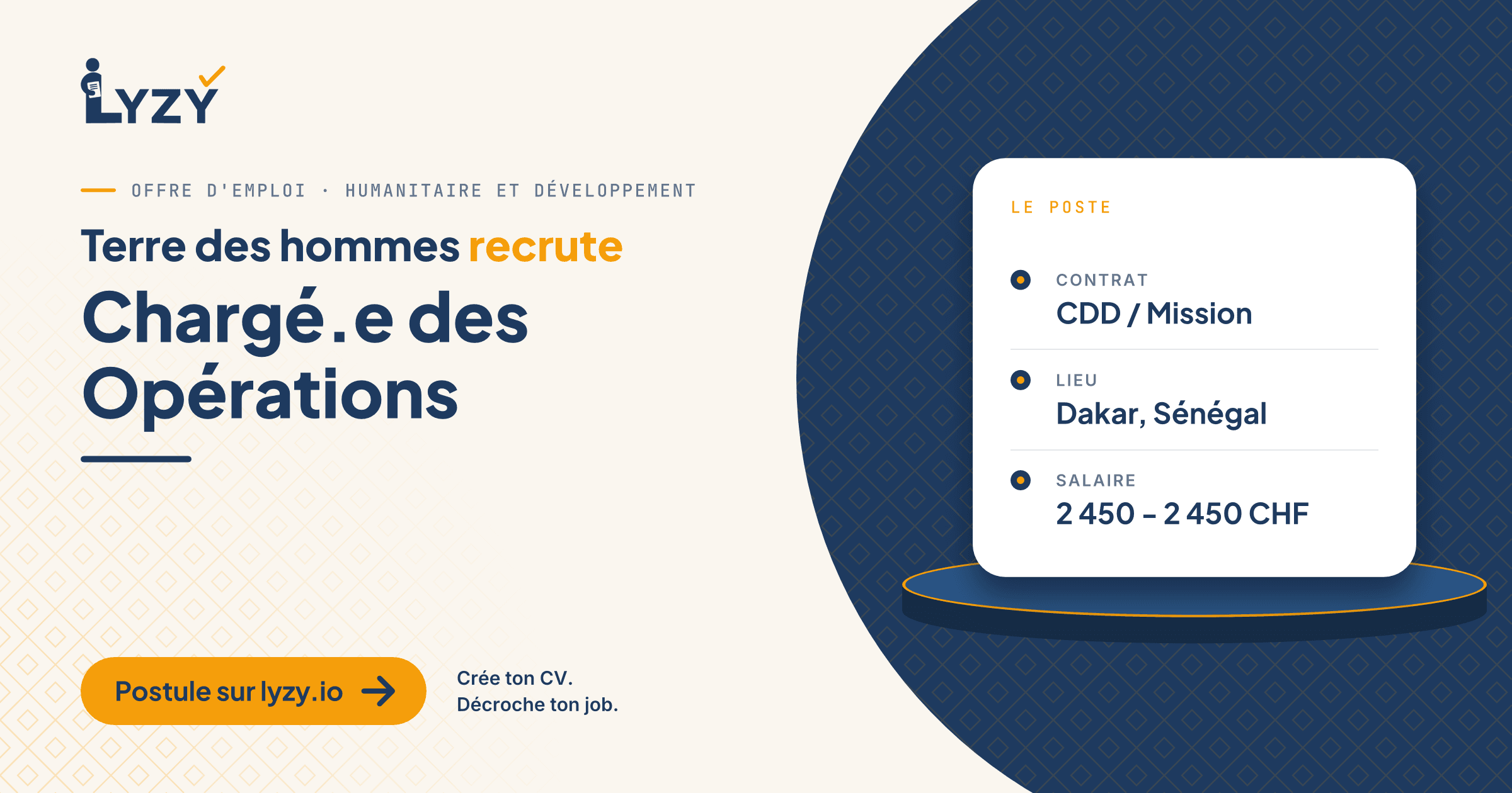 Chargé.e des Opérations