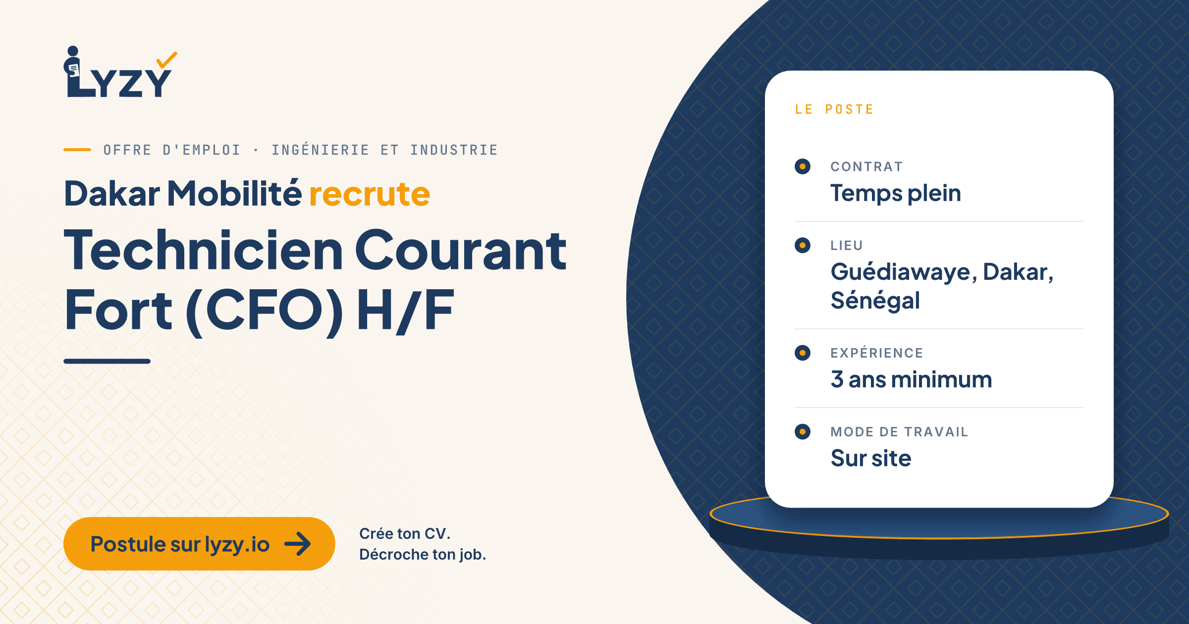 Technicien Courant Fort (CFO) H/F