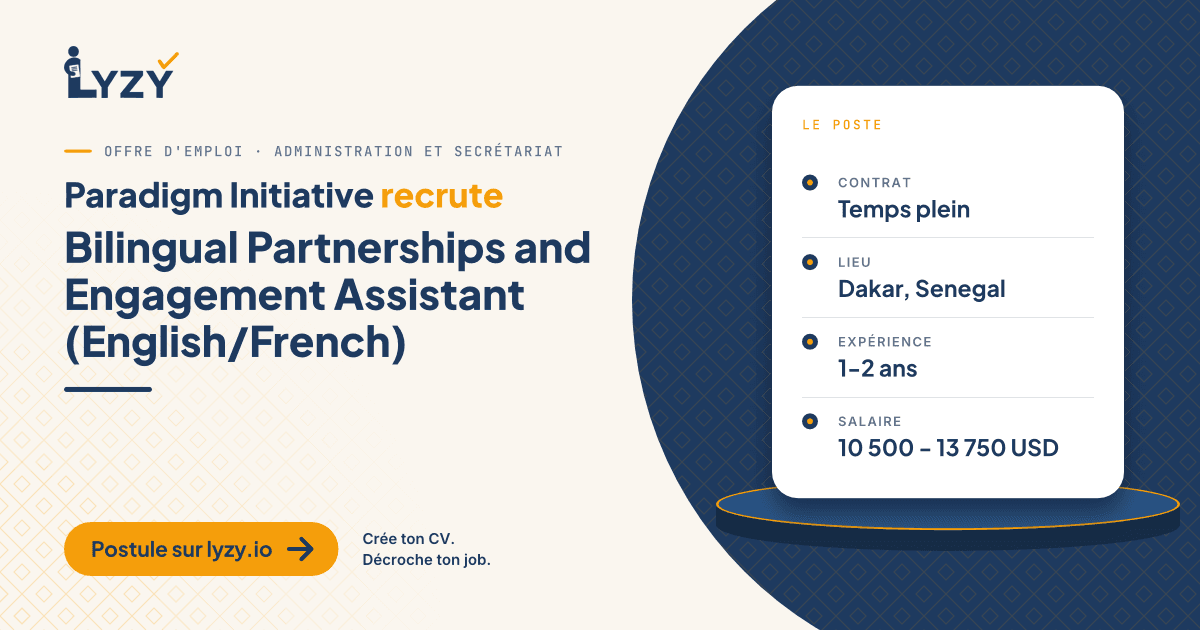 Bilingual Partnerships and Engagement Assistant (English/French)