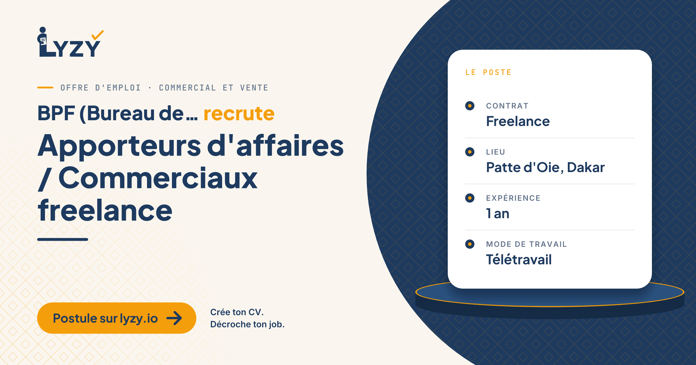 Apporteurs d'affaires / Commerciaux freelance