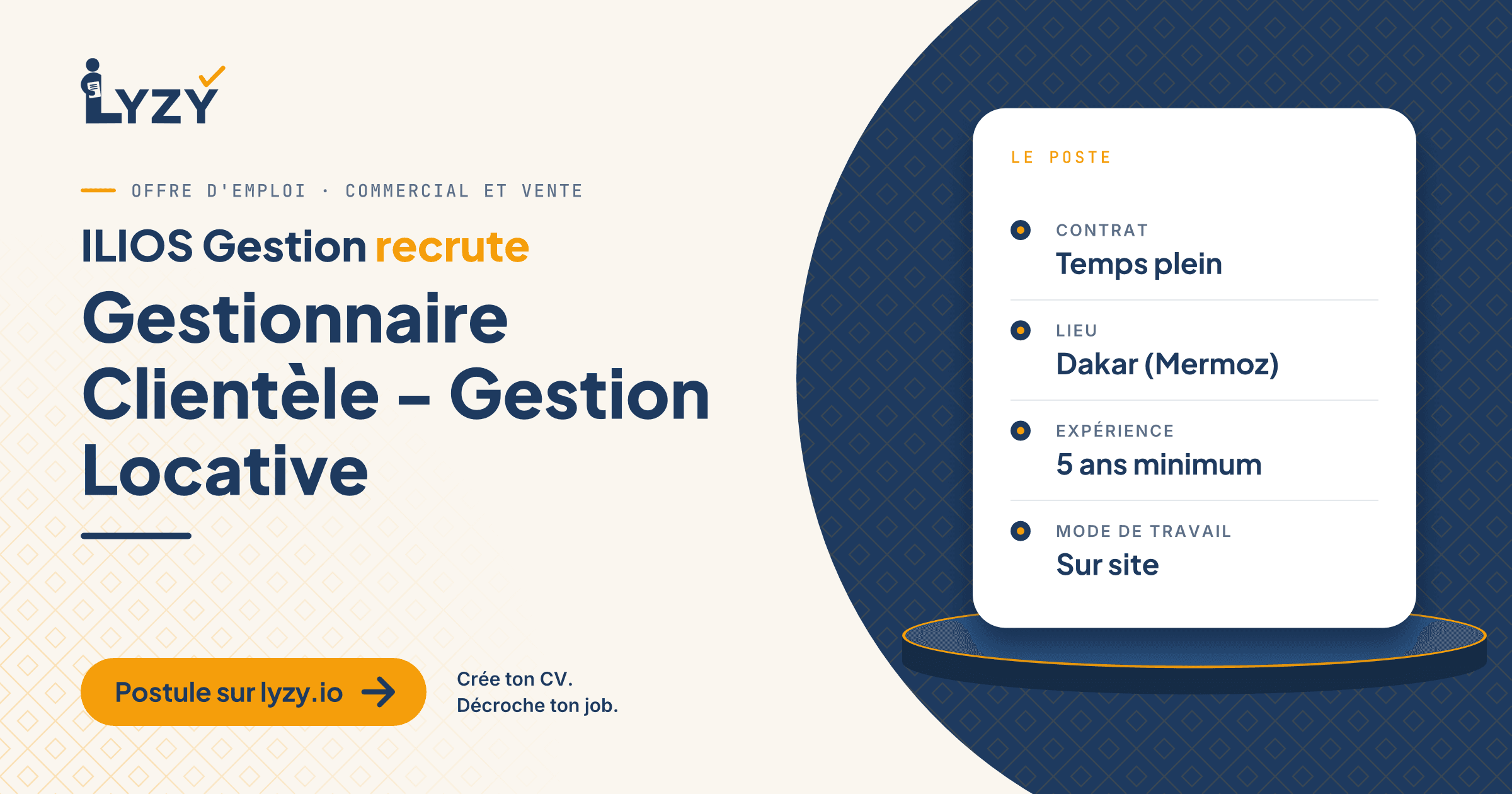 Gestionnaire Clientèle - Gestion Locative