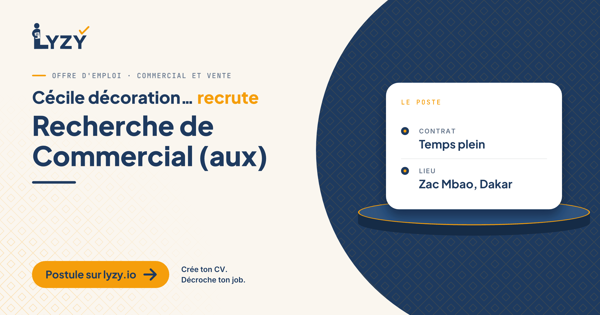 Recherche de Commercial (aux)