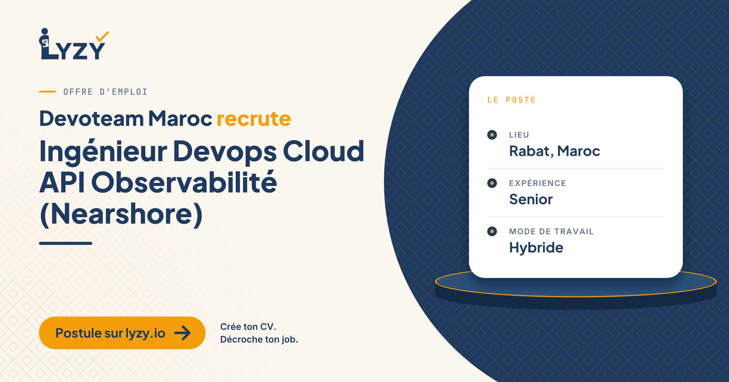 Ingénieur Devops Cloud API Observabilité (Nearshore)