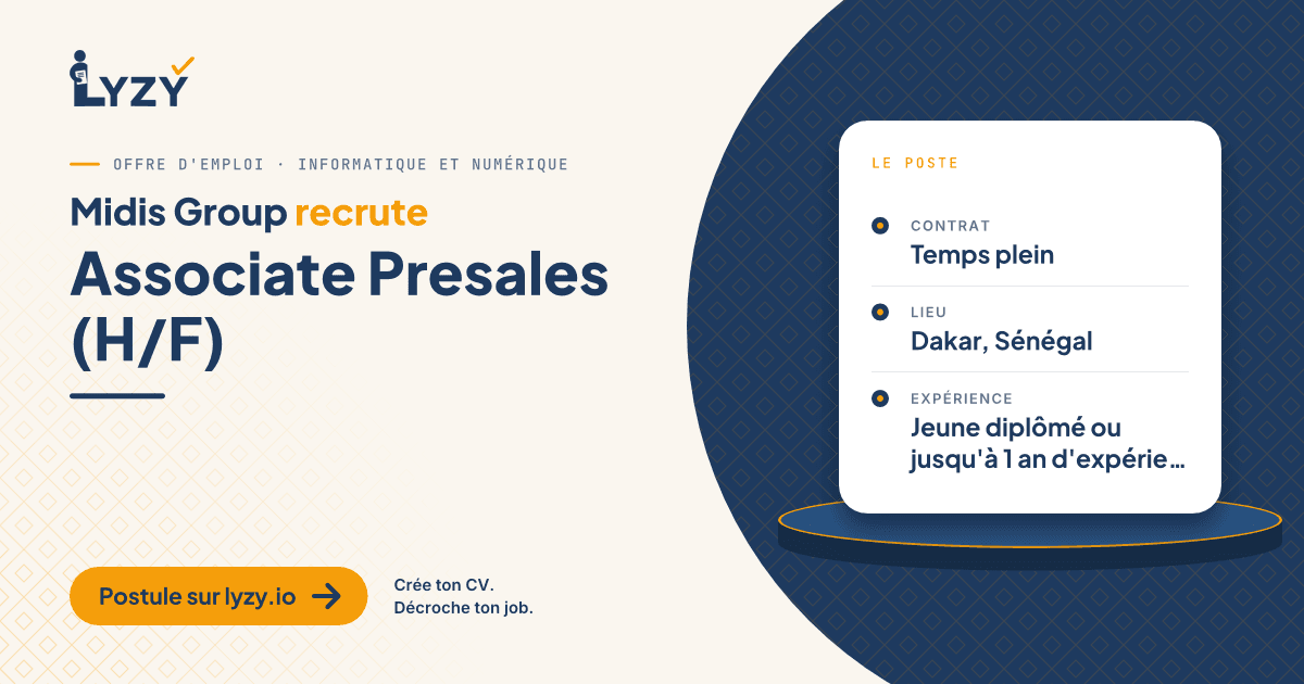 Associate Presales (H/F)