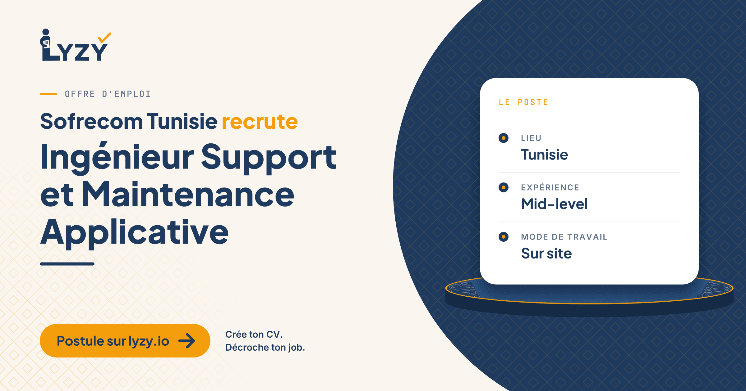 Ingénieur Support et Maintenance Applicative