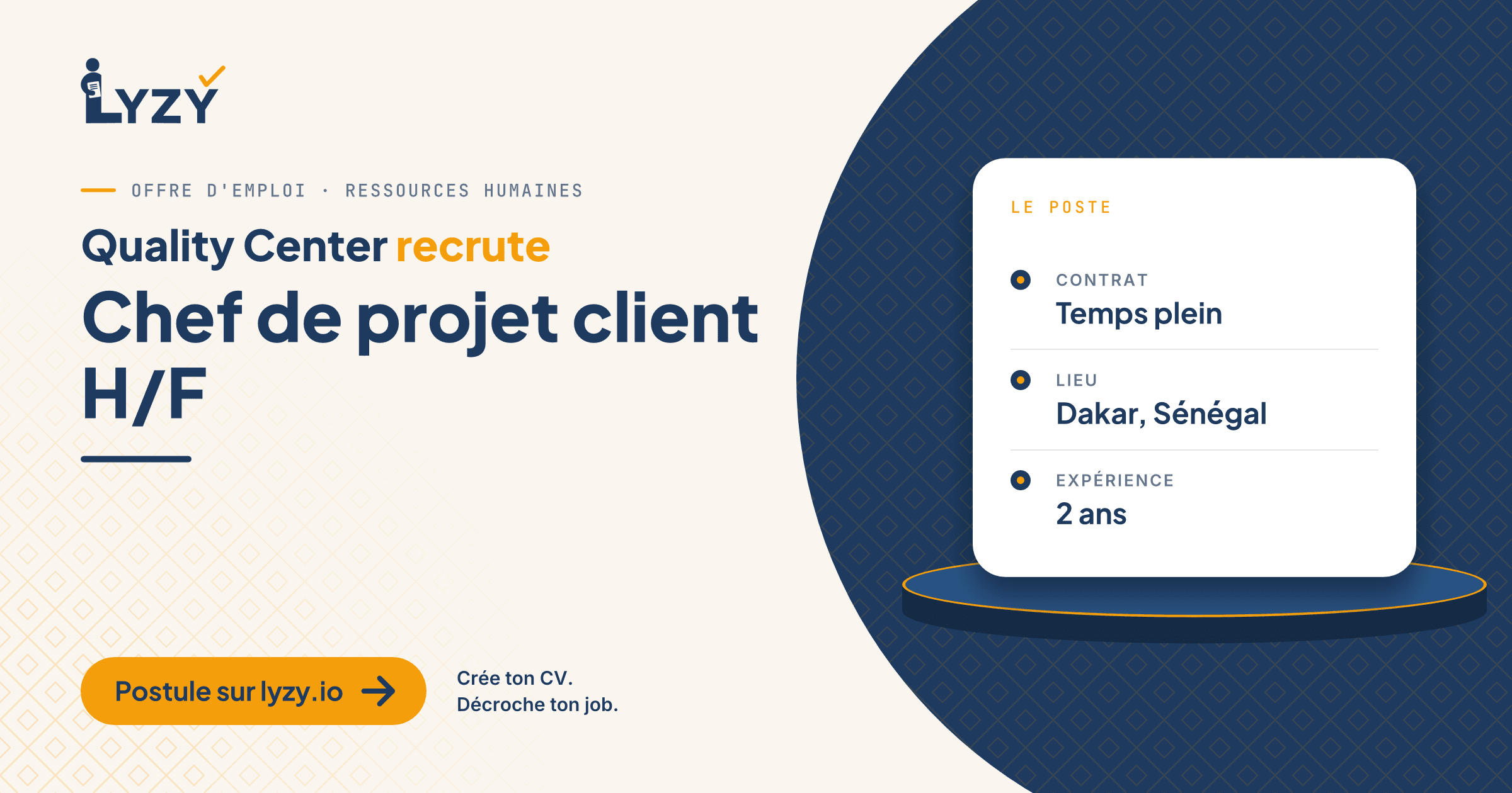 Chef de projet client H/F