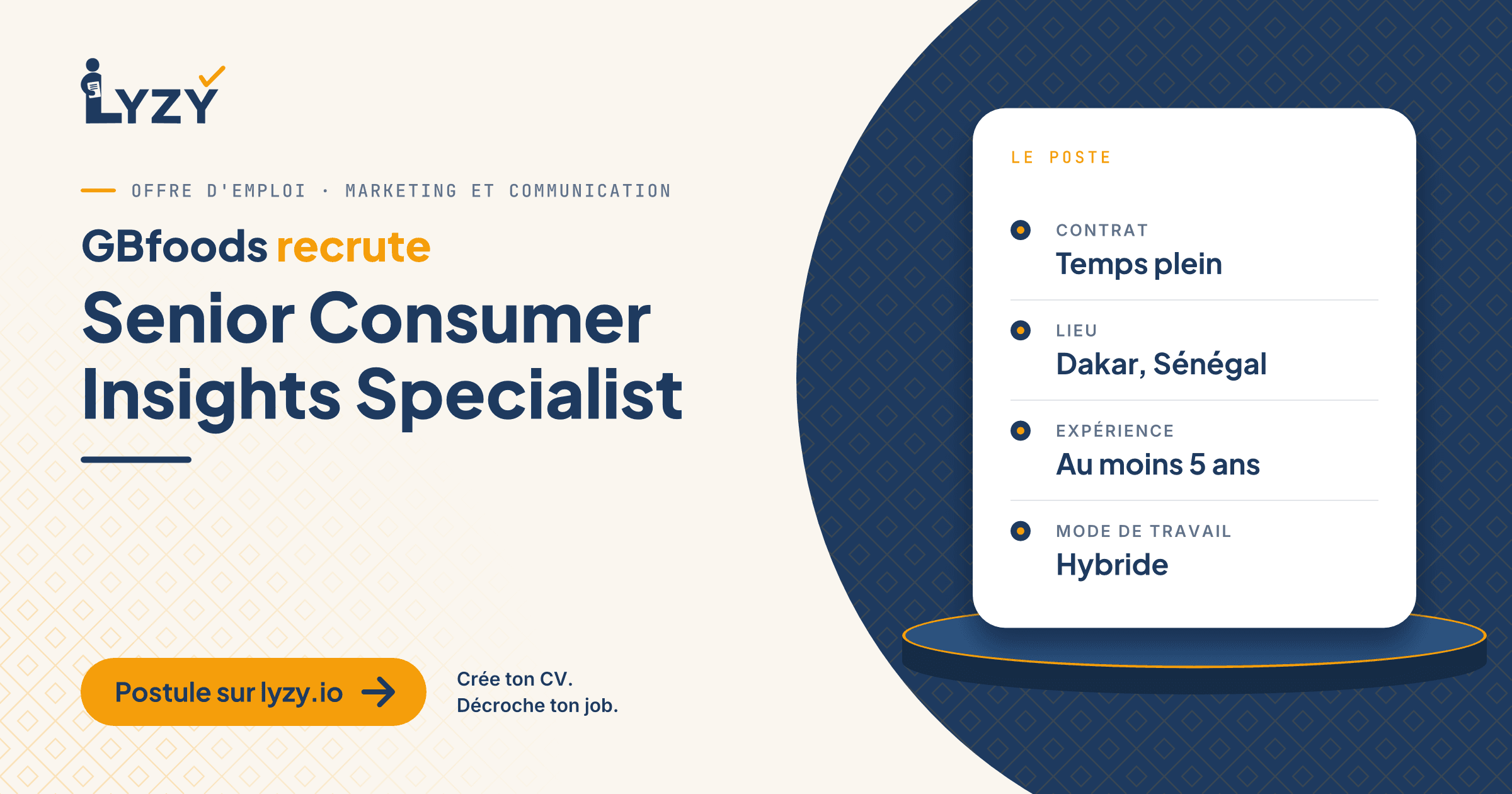 Senior Consumer Insights Specialist