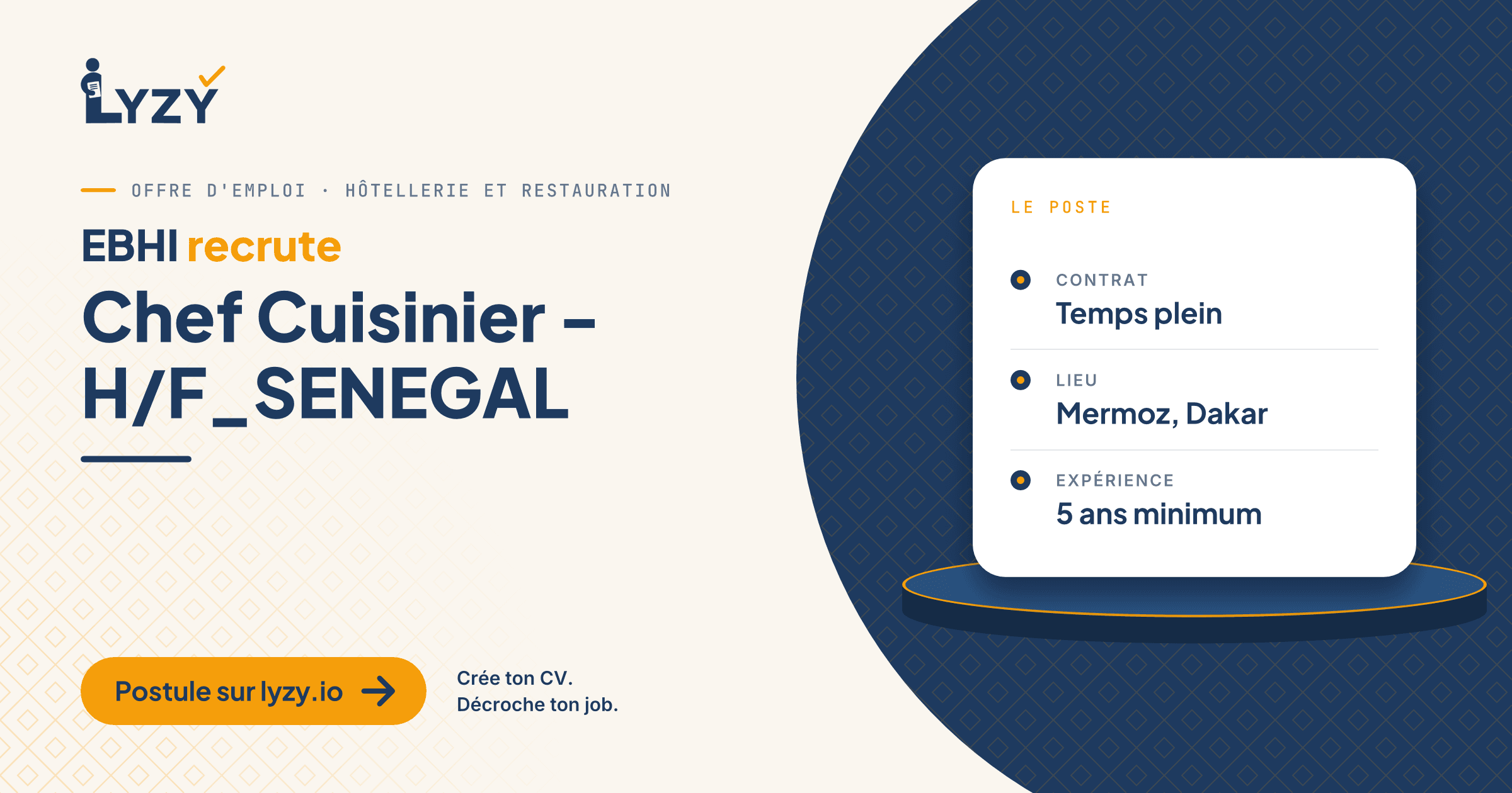 Chef Cuisinier - H/F_SENEGAL