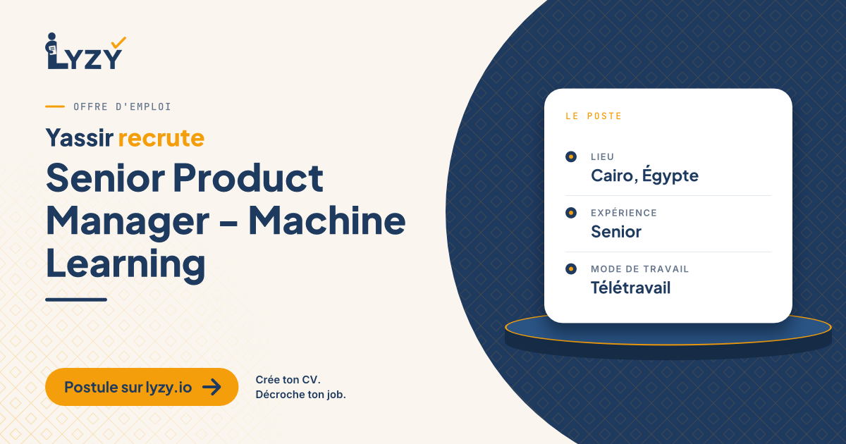 Senior Product Manager - Machine Learning