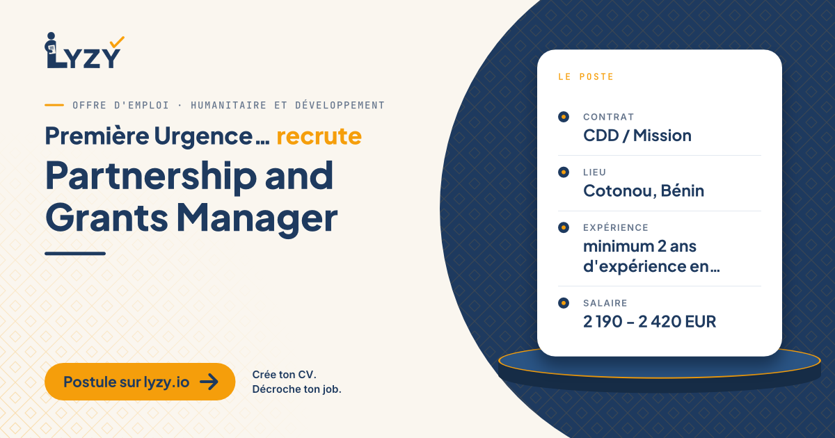 Partnership and Grants Manager