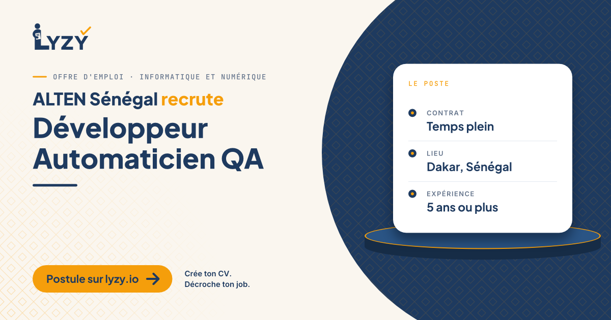 Développeur Automaticien QA