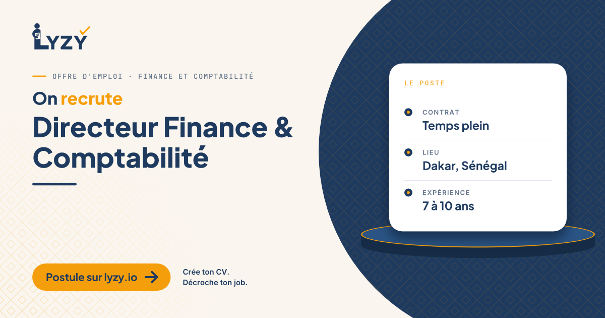 Directeur Finance & Comptabilité