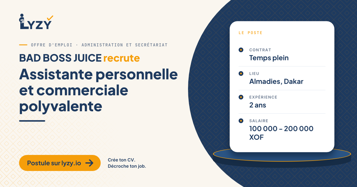 Assistante personnelle et commerciale polyvalente