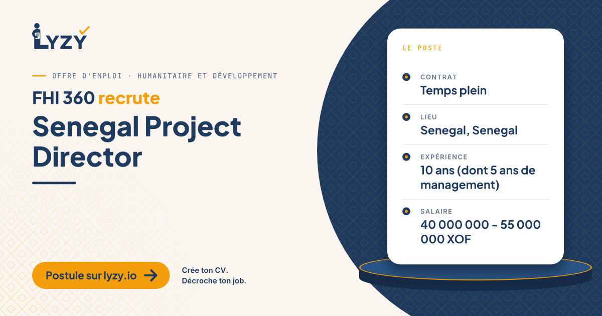 Senegal Project Director