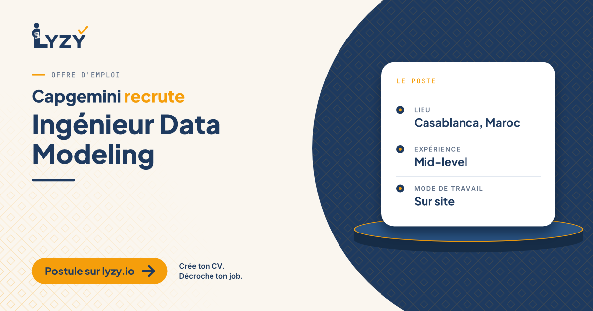 Ingénieur Data Modeling