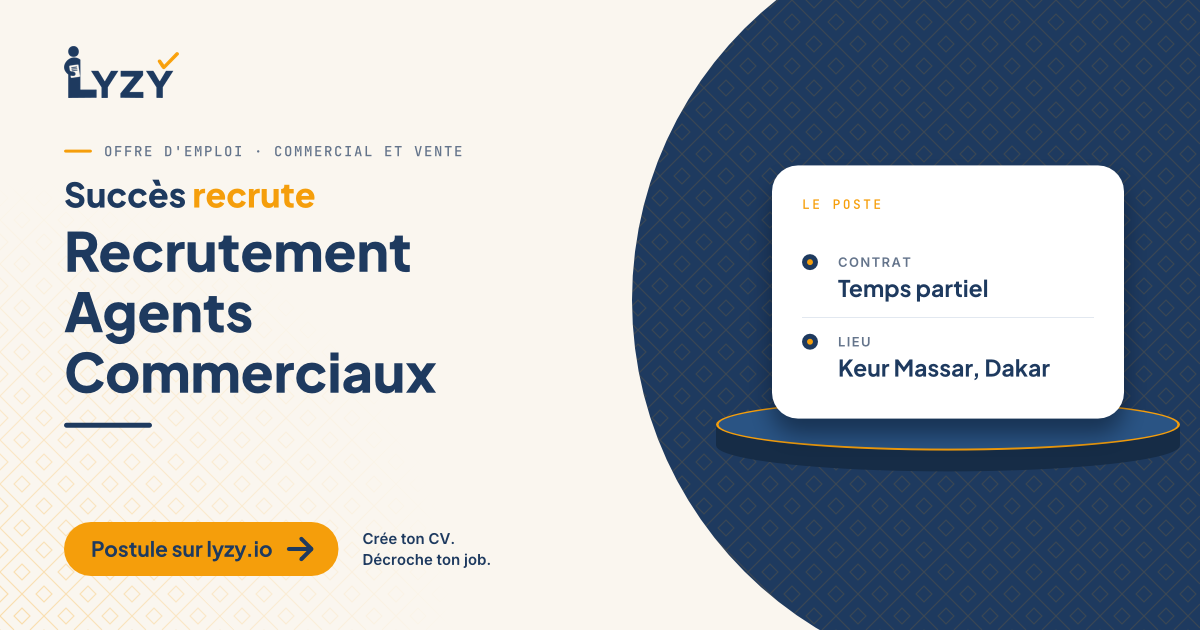 Recrutement Agents Commerciaux