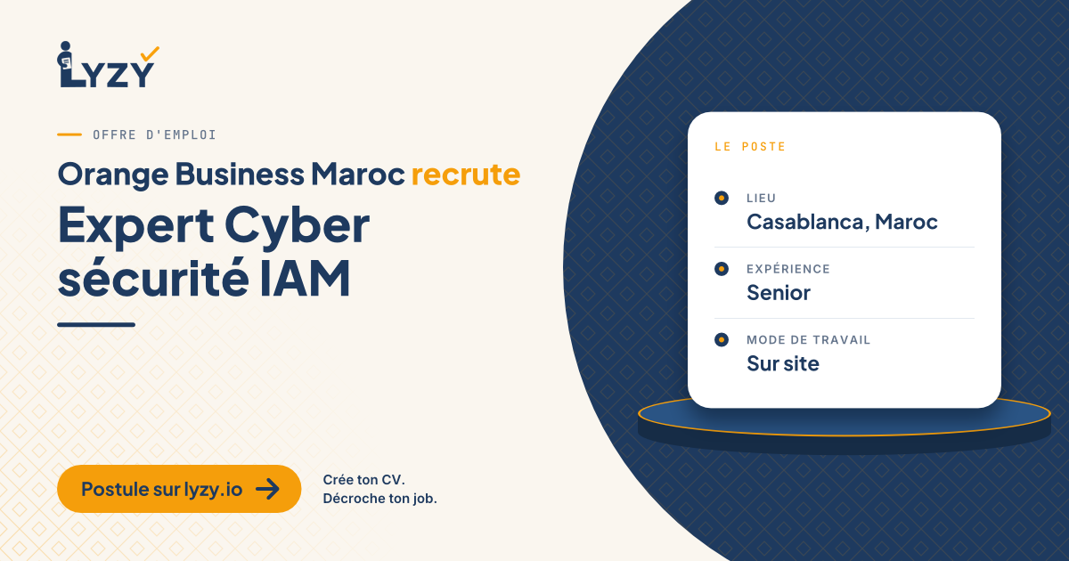 Expert Cyber sécurité IAM