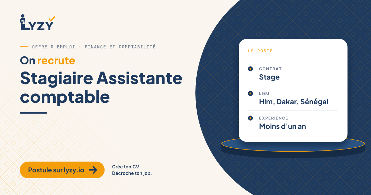 Stagiaire Assistante comptable