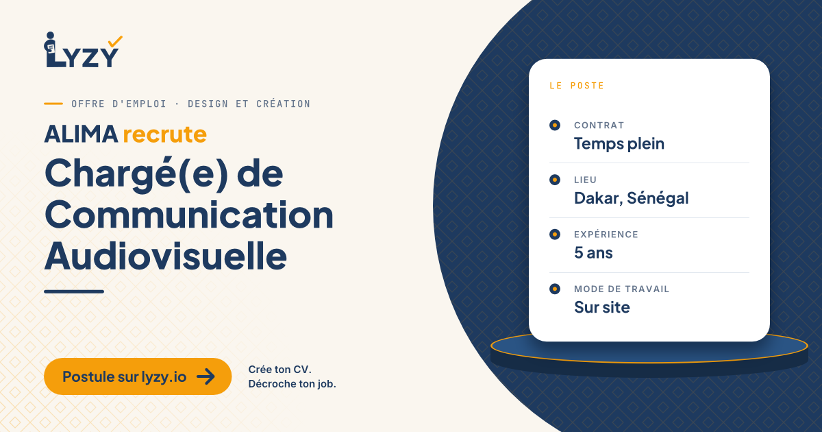 Chargé(e) de Communication Audiovisuelle