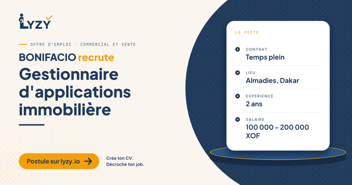 Gestionnaire d'applications immobilière