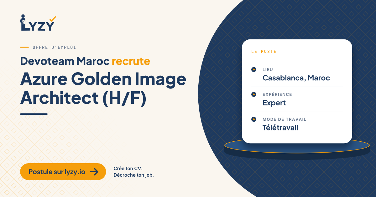 Azure Golden Image Architect (H/F)