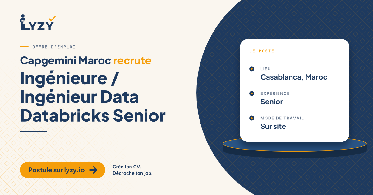 Ingénieure / Ingénieur Data Databricks Senior