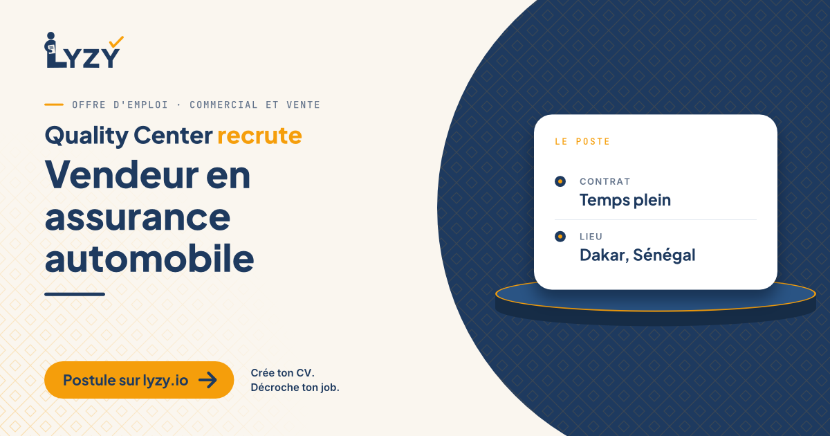 Vendeur en assurance automobile