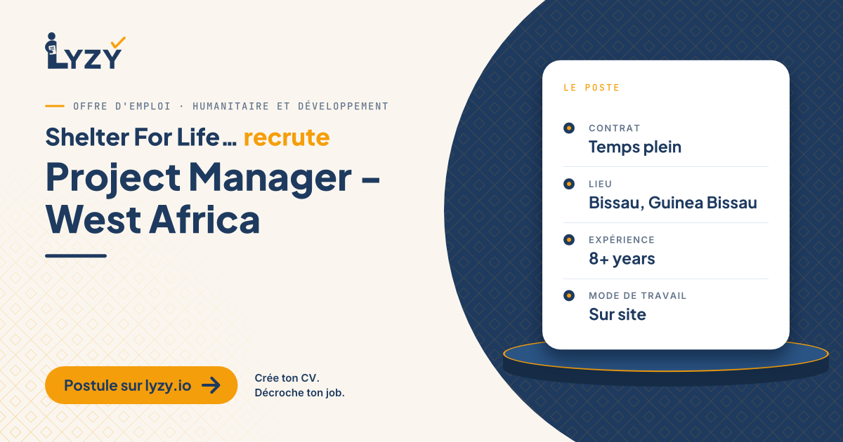 Project Manager - West Africa