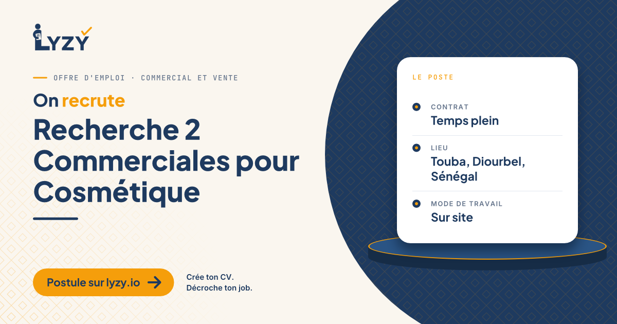 Recherche 2 Commerciales pour Cosmétique